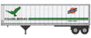Walthers SceneMaster 40' Trailmobile Trailer (2-Pack) - Chicago & North Western Falcon Service
