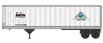 Walthers SceneMaster 40' Trailmobile Trailer (2-Pack) - Crab Orchard & Egyptian