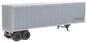 Walthers SceneMaster 40' Trailmobile Trailer (2-Pack) - United Parcel Service (UPS)