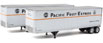Walthers SceneMaster 40' Trailmobile Trailer (2-Pack) - Pacific Fruit Express