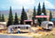 Walthers SceneMaster Camp Site with Two Trailers (Kit)