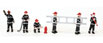 Walthers SceneMaster Fire Fighters (Pack of 6)