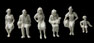 Walthers SceneMaster Sitting Figures - Unpainted (Pack of 72)