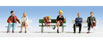 Walthers SceneMaster Seated People Set 1