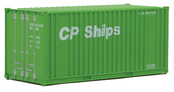 Walthers SceneMaster 20' Container w/Flat Panel - CP Ships