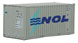 Walthers SceneMaster 20' Container w/Flat Panel - NOL