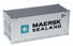 Walthers SceneMaster 20' Corrugated-Side Container - Maersk-Sealand