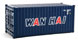 Walthers SceneMaster 20' Corrugated Container - Wan Hai