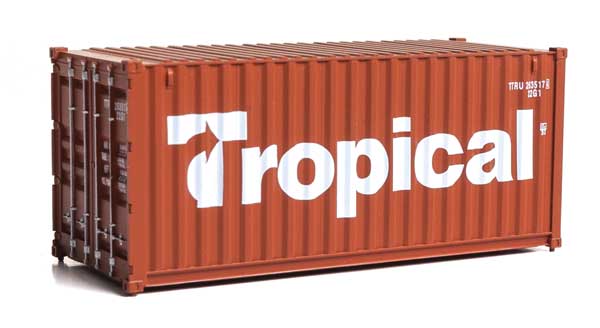Walthers SceneMaster 20' Corrugated Container - Tropical