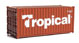 Walthers SceneMaster 20' Corrugated Container - Tropical