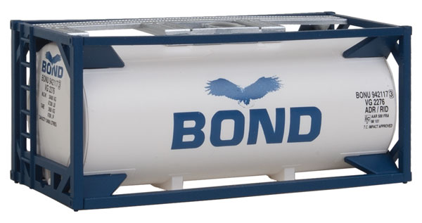 Walthers SceneMaster 20' Tank Container (Kit) - Bond