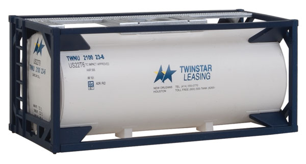 Walthers SceneMaster 20' Tank Container (Kit) - Twinstar Leasing