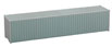 Walthers SceneMaster 40' Corrugated-Side Container - Undecorated