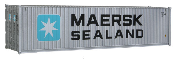 Walthers SceneMaster 40' Hi-Cube Corrugated Container - Maersk-Sealand