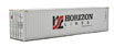 Walthers SceneMaster 40' Hi-Cube Corrugated-Side Container - Horizon Lines