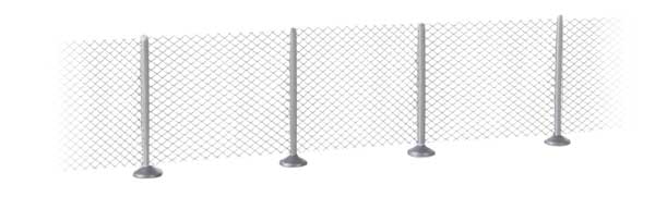 Walthers SceneMaster Metal Industrial Fence Kit (N Scale)