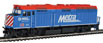 WalthersMainline EMD F40PH (w/DCC & SoundTraxx® Sound) - Metra No. 132 (City of Harvard)