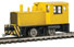 WalthersMainline Plymouth ML-8 Industrial Switcher (ESU DCC) - Painted (Yellow w/Stripes), Unlettered