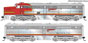 WalthersMainline ALCO PA-PB Set (ESU Sound & DCC) - Santa Fe Nos. 72L, 72A