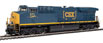 WalthersMainline GE Evolution Series Locomotive GE ES44C4 (w/SoundTraxx® Sound & DCC) - CSX No. 1 (w/Low Headlight, Steerable Trucks)