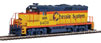 WalthersMainline EMD GP9 Phase II with Chopped Nose (ESU Sound and DCC) - Chessie System WM No. 6408
