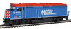WalthersMainline EMD F40PH (Standard DC) - Metra No. 128 (City of Evanston)