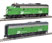 WalthersProto EMD F7A-B Set (Tsunami® Sound & DCC) - Burlington Northern Nos. 724, 733