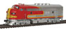 WalthersProto EMD F3A-B Set Modernized 16 Class (w/Tsunami® Sound & DCC) - Santa Fe No. 16L & No. 16A (Long Bonnet Version)