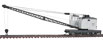 Walthers Platinum Line™ American Locomotive Crane (Powered & Rigged) – Maintenance-of-Way X-2