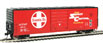 WalthersMainline 50' Evans Smooth Side Boxcar - Santa Fe ATSF 9210