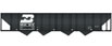 WalthersMainline 50' 100-Ton 4-Bay Hopper - Burlington Northern BN 513915