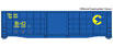 WalthersMainline 50' Waffle-Side Boxcar - Chessie System B&O 484766