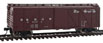 WalthersMainline 40' Single Sheathed Boxcar (w/Flat Roof, Dreadnaught Ends, Wood Running Boards) - Denver & Rio Grande Western D&RGW 66675