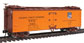 WalthersMainline 40' Double Sheathed Reefer w/Wood Ends & Roof - Pacific Fruit Express PFE 36401 (Southern Pacific/Union Pacific Logos)