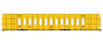 WalthersMainline 72' Centerbeam Flatcar with Opera Windows - Trailer Train TTZX 86281