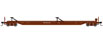 WalthersMainline 75' Piggyback Flatcar - Undecorated Assembly Kit