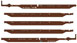 WalthersMainline 263' Five-Unit All-Purpose 48' Spine Car - Conrail CR 790049