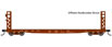 WalthersMainline 53' GSC Bulkhead Flatcar - Santa Fe ATSF 93120