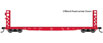 WalthersMainline 53' GSC Bulkhead Flatcar - Chicago, Burlington & Quincy CB&Q 95249