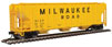 WalthersMainline 54' Pullman-Standard 4427 CD Covered Hopper - Milwaukee Road MILW 98714