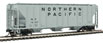 WalthersMainline 54' PS2-CD 4427 Low-Side Covered Hopper - Northern Pacific NP 76267