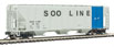 WalthersMainline 54' PS2-CD 4427 Low-Side Covered Hopper - Soo Line 70181