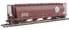 WalthersMainline 59' Cylindrical Hopper (Trough Hatches) - Burlington Northern Santa Fe BNSF 421849
