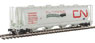 WalthersMainline 59' Cylindrical Hopper (Round Hatches) - Canadian National CN 377320