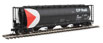 WalthersMainline 59' Cylindrical Hopper (Trough Hatches) - Canadian Pacific CP 385262
