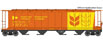 WalthersMainline 59' Cylindrical Hopper (Trough Hatches) - Canadian Wheat Board CPWX 606090