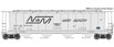 WalthersMainline 59' Cylindrical Hopper (Trough Hatches) - National Railways of Mexico NdeM 118639