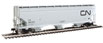 WalthersMainline 60' NSC 5150 3-Bay Covered Hopper - Canadian National CN 386420