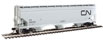 WalthersMainline 60' NSC 5150 3-Bay Covered Hopper - Canadian National CN 386432
