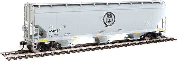 WalthersMainline 60' NSC 5150 3-Bay Covered Hopper - Canadian Pacific CP 650431